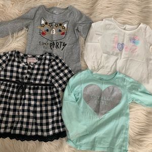 ‼️Sold‼️ Girls 3T long sleeve bundle